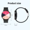 HW36 1.28 Inches Smartwatch IP67 Waterproof Sports Watch BT5.0 Intelligent Watch Fitness Tracker Multifunctional Watch Compatible with Android5.0/ iOS9.0