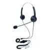 Head-mounted Telephone Operator Headset Wireless Headsets Twin-ear Wire Control Headset Customer Service Dedicated Headset