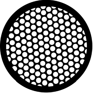 Holes - Stock Gobo for Gobo Light Projectors - Choose your size!