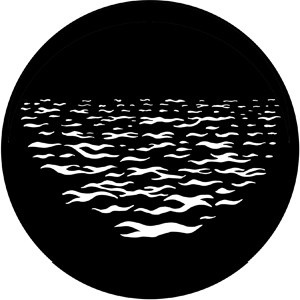 Horizon 2 - Stock Gobo for Gobo Light Projectors - Choose your size!