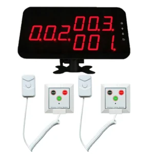 Hospital Pager Service Calling System Wireless Single Nurse Call Pager for Elderly Senior Patient Wall-mounted Button