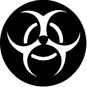 Infectious Substance - Stock Gobo for Gobo Light Projectors - Choose your size!