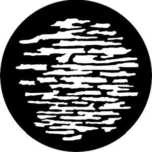 Interlocking Breakup - Stock Gobo for Gobo Light Projectors - Choose your size!