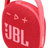 JBL Clip 4 Red Portable Bluetooth Speaker