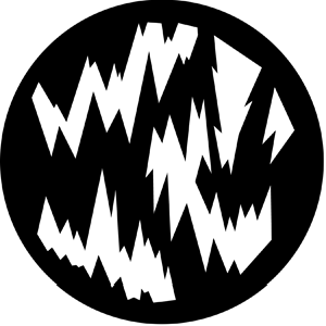 Jaws 1 - Stock Gobo for Gobo Light Projectors - Choose your size!