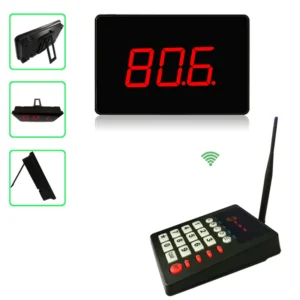 KOQI queue manage system led display customer number waiting high efficiency (1 screen 1 keypad)