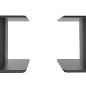 Kanto Black SP6HD Elevated Desktop Speaker Stands (Pair)