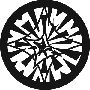 Kapow - Stock Gobo for Gobo Light Projectors - Choose your size!