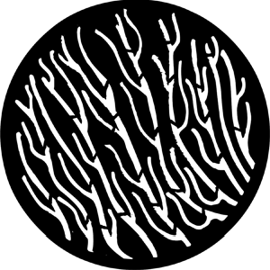 Kelp - Stock Gobo for Gobo Light Projectors - Choose your size!