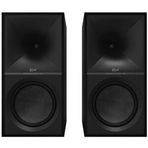 Klipsch The Nines Heritage Inspired Black Powered Bookshelf Speakers (Pair)