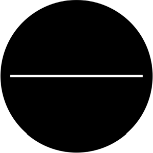 Laser Line - Stock Gobo for Gobo Light Projectors - Choose your size!