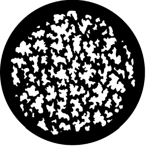 Leaf Breakup (Medium) - Stock Gobo for Gobo Light Projectors - Choose your size!