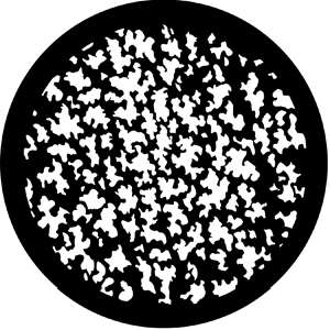 Leaf Breakup (Small) - Stock Gobo for Gobo Light Projectors - Choose your size!