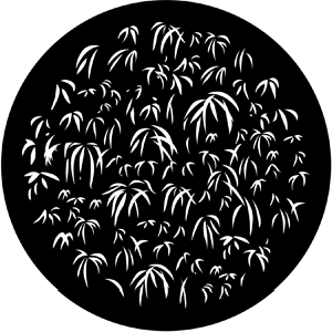 Leafy Tropic - Stock Gobo for Gobo Light Projectors - Choose your size!