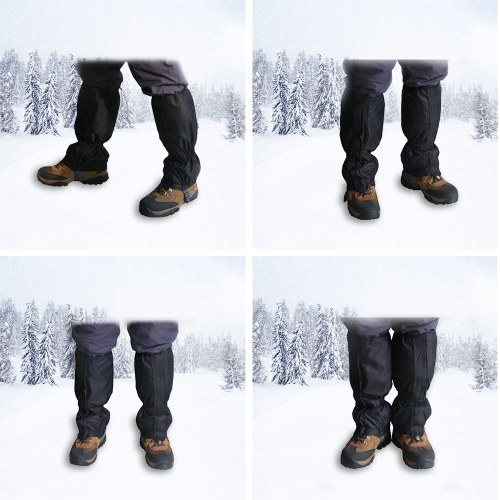 Leg Gaiters High Waterproof Snow Boot Shoe Cover with Zipper Adjustable Breathable Lightweight Windproof Sand Proof for Outdoor Hiking Skiing Backpacking Trekking Camping Climbing Snowshoeing Leg Gaiters High Waterproof Snow Boot Shoe Cover with Zipper Adjustable Breathable Lightweight Windproof Sand Proof for Outdoor Hiking Skiing Backpacking Trekking Camping Climbing Snowshoeing