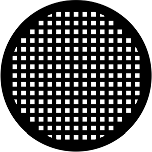 Les Mis Grill 3 - Stock Gobo for Gobo Light Projectors - Choose your size!