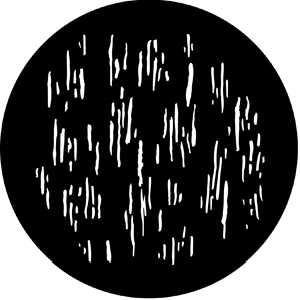 Linear 1 - Stock Gobo for Gobo Light Projectors - Choose your size!