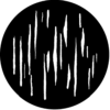Linear 6 - Stock Gobo for Gobo Light Projectors - Choose your size!