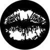 Lips - Stock Gobo for Gobo Light Projectors - Choose your size!