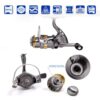 Lixada Telescopic Fishing Rod and Reel Combo Full Kit Carbon Fiber Fishing Rod Pole + Spinning Fishing Reel + Fishing Tackle Carrier Bag Case Fishing Gear Set