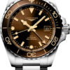Longines HydroConquest GTM 41mm Watch with Sunray Brown Dial and SS Bracelet