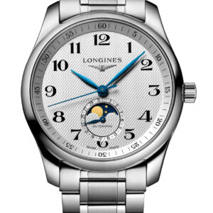 Longines Master Collection Silver Barleycorn Dial Stainless Steel Bracelet Watch, 40mm