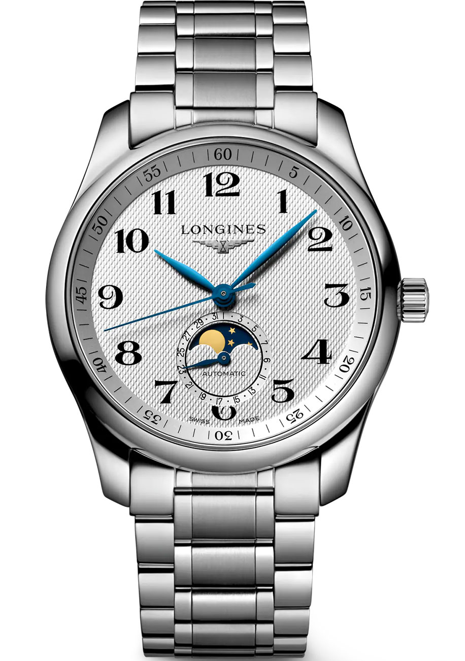 Longines Master Collection Silver Barleycorn Dial Stainless Steel Bracelet Watch, 40mm Longines Master Collection Silver Barleycorn Dial Stainless Steel Bracelet Watch, 40mm