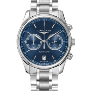 Longines Master Collection Stainless Steel Case And Blue Dial Mens Watch