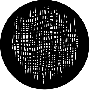 Loose Weave - Stock Gobo for Gobo Light Projectors - Choose your size!