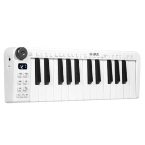M-VAVE SMK-25mini MIDI Keyboard Rechargeable 25-Key MIDI Control Keyboard