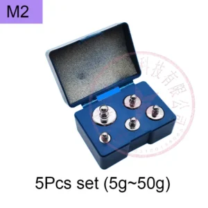 M2 scale electronic scale electroplating chromium standard weight set 5g~50g