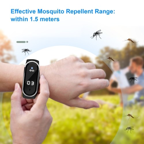 M21 Ultrasonic Mosquito Repellent Bracelet Watch USB Rechargeable Anti Mosquito Repeller Wristband Kill Pest Insect Bug Repellent Wrist Watch Suitable for Adults and Kids M21 Ultrasonic Mosquito Repellent Bracelet Watch USB Rechargeable Anti Mosquito Repeller Wristband Kill Pest Insect Bug Repellent Wrist Watch Suitable for Adults and Kids