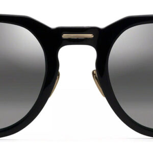 Maui Jim Alika Luxury Black Sunglasses w/ Polarized Neutral Grey Lenses, 49mm