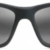 Maui Jim Kanaio Coast Polarized Sunglasses, Matte Black Frames, 61mm