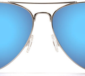 Maui Jim Mavericks Polarized Aviator Sunglasses, Blue Hawaii Lenses, 61mm