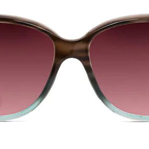 Maui Jim Starfish Cat-Eye Polarized Sunglasses, Sandstone w/ Blue Frames, 56mm