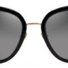 Maui Jim Violet Lake Polarized 53mm Sunglasses with Black and Gold Frame and Neutral Grey Lenses