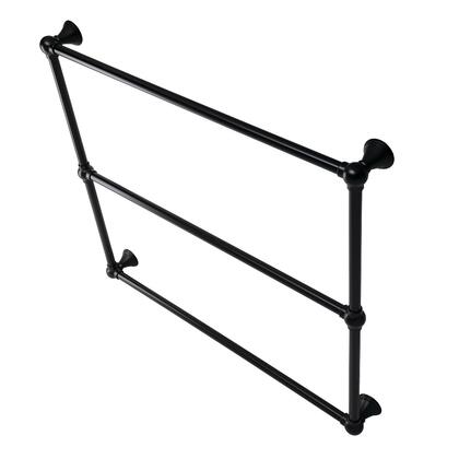 Maximilien Collection DTC323619MB 36-Inch Wall Mount Towel Rack in Matte Black Maximilien Collection DTC323619MB 36-Inch Wall Mount Towel Rack in Matte Black