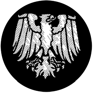 Meshed Eagle - Stock Gobo for Gobo Light Projectors - Choose your size!