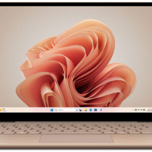 Microsoft Surface Laptop Go 3 12.4-Inch Touchscreen Laptop Intel Core i5-1235U 8GB RAM 256GB SSD, Intel Iris Xe Graphics in Sandstone