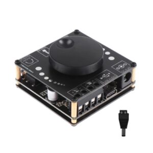 Mini 20W+20W BT 5.0 Wireless Audio Digital Power Amplifier Mobilephone Control Stereo Board Amp Dual Channel Amplificador