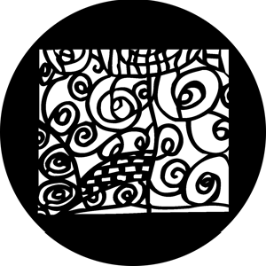 Modern Art - Stock Gobo for Gobo Light Projectors - Choose your size!