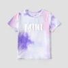 Mommy and Me Letter-Print Cotton Tie-Dye T-shirt