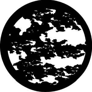 Moonlight Leaves - Stock Gobo for Gobo Light Projectors - Choose your size!