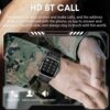 NX6 1.95 inch Smartwatch BT5.1 IP68 Waterproof Fitness Tracker Compatible for Android iOS