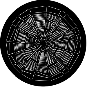 Negative Web - Stock Gobo for Gobo Light Projectors - Choose your size!