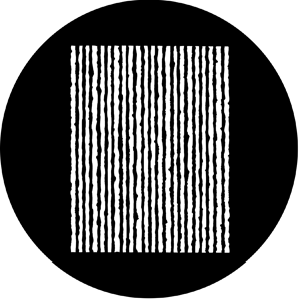 No Strings - Stock Gobo for Gobo Light Projectors - Choose your size!