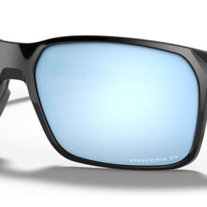 Oakley Portal X Polished Black Polarized Sunglasses, Prizm Deep Water Lenses, 59mm