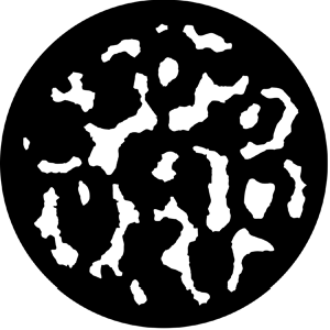 Ocelot (Large) - Stock Gobo for Gobo Light Projectors - Choose your size!
