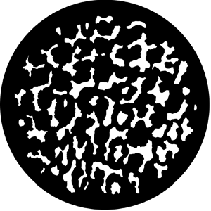 Ocelot (Medium) - Stock Gobo for Gobo Light Projectors - Choose your size!